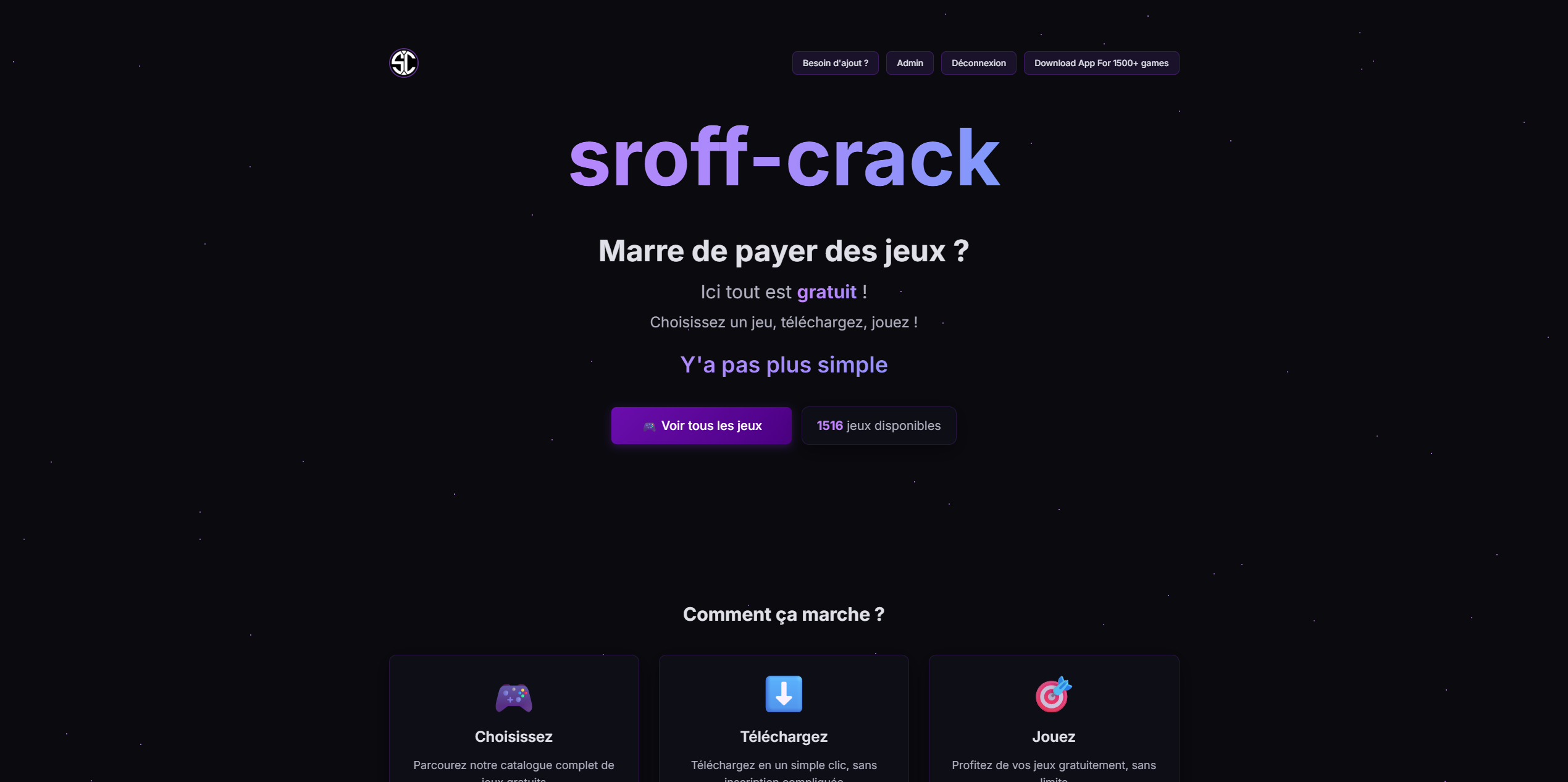 Sroff Crack Home